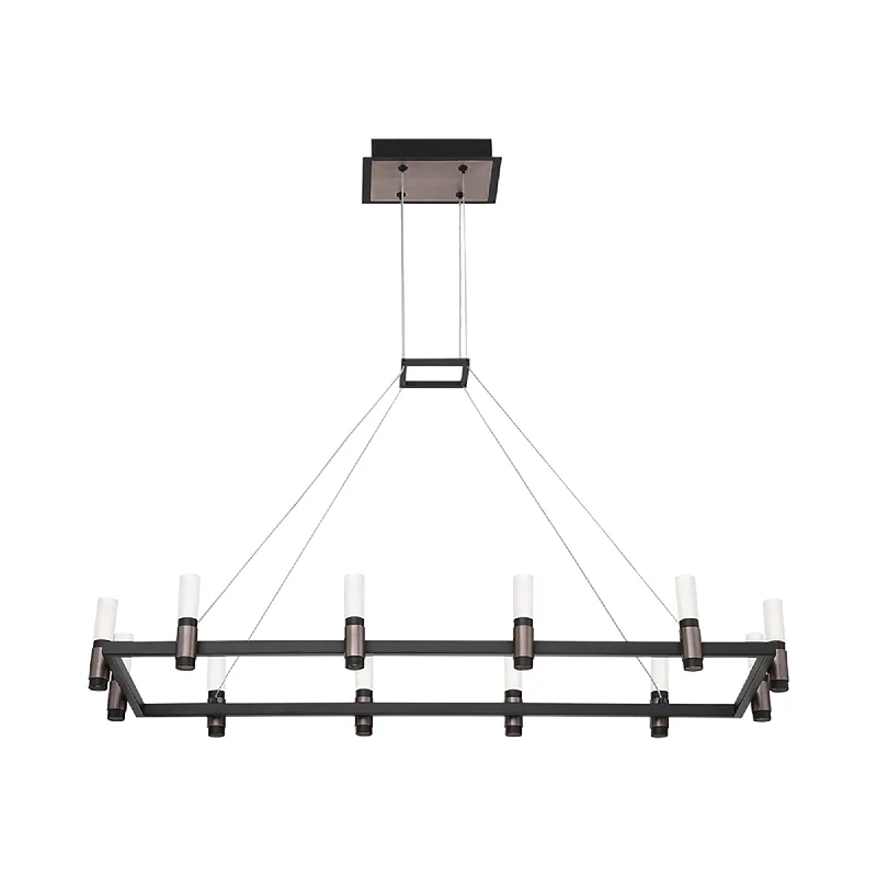 Energy - efficient track lighting fixturesAltamont LED Rectangular Chandelier