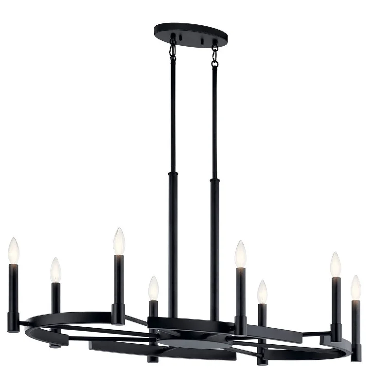 Smart track lighting with voice controlTolani Linear Chandelier