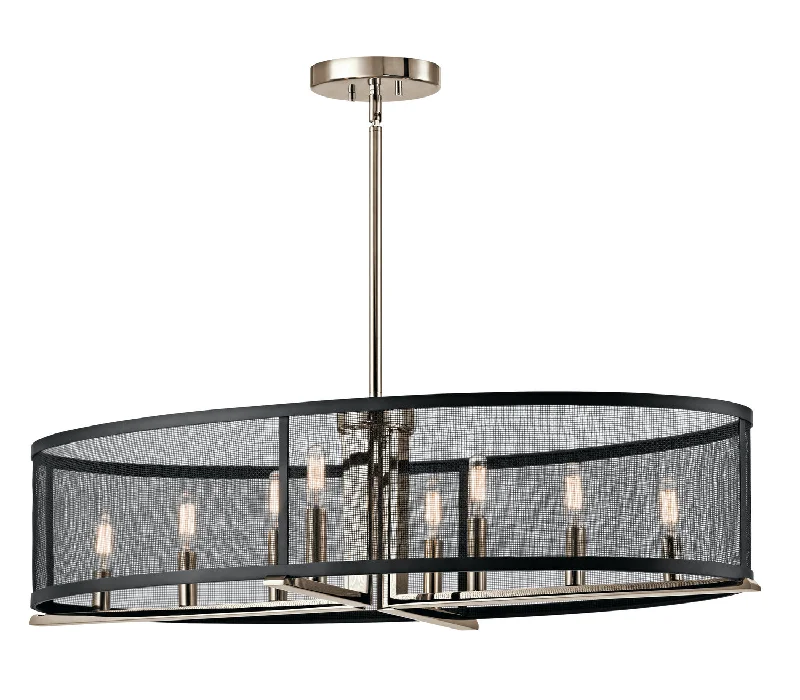 Track lighting for accentuating artworksTitus Linear Chandelier