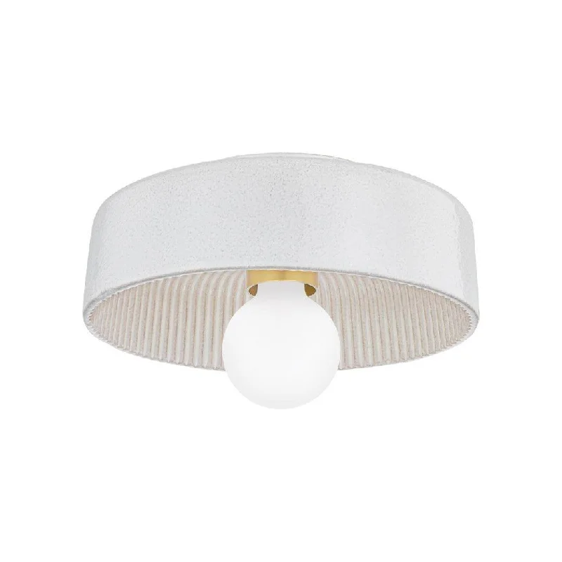 Track lighting with clear glass shadesRay 1-Light Flush Mount