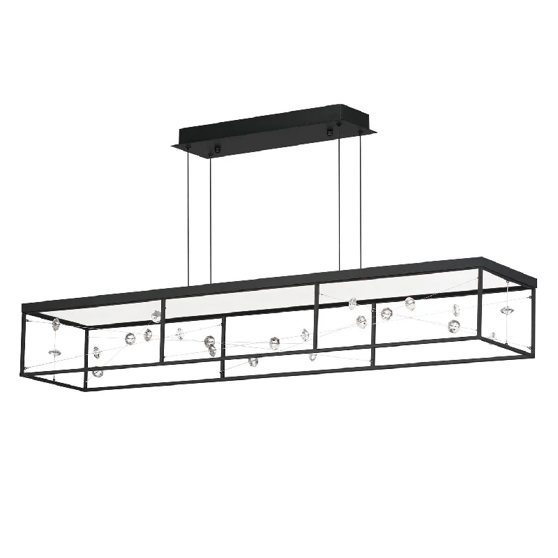Track lighting with motion - sensor capabilitiesEntanglement Linear Pendant