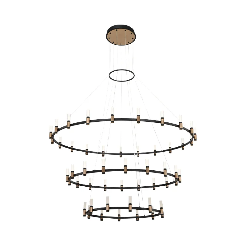 Track lighting for enhancing the architectureAlbany LED Multi Tiered Chandelier