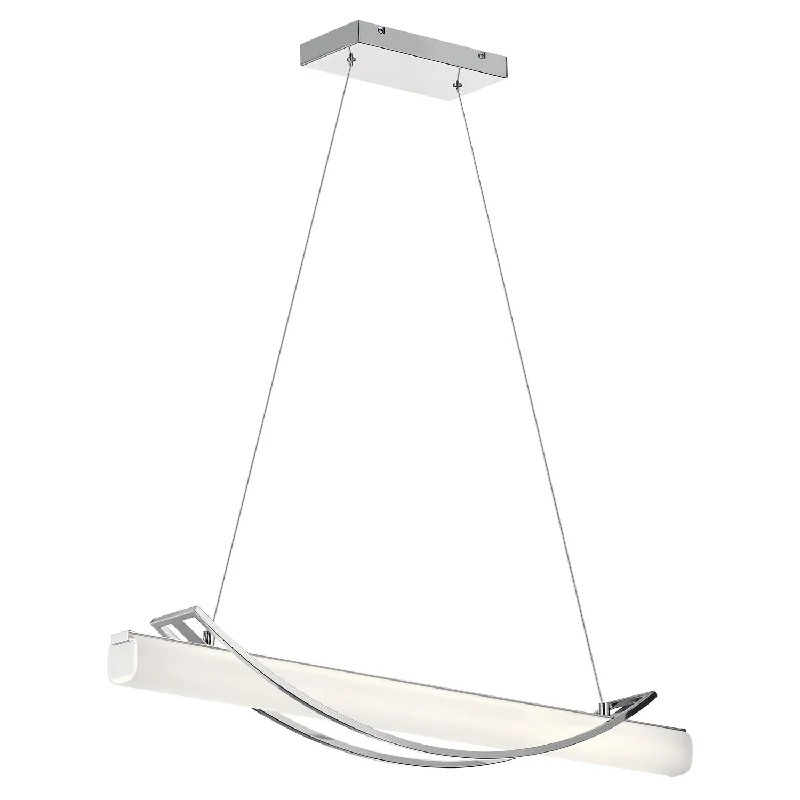 White track lighting for a clean lookRowan Linear Chandelier