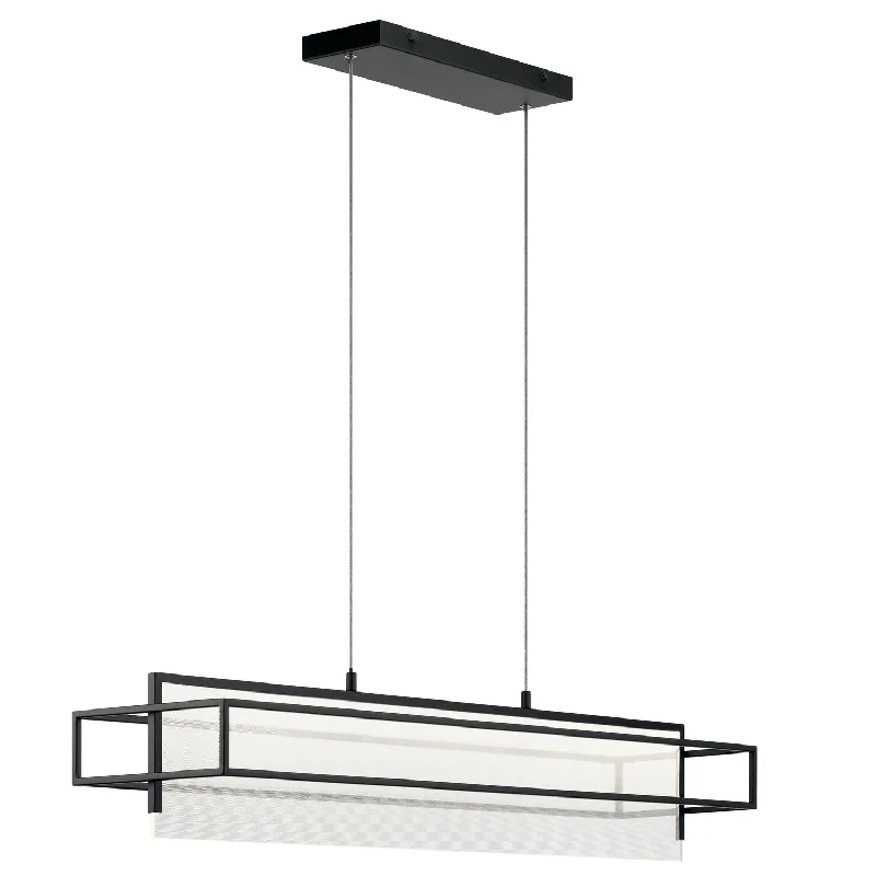Track lighting for highlighting bookcasesVega Linear Chandelier