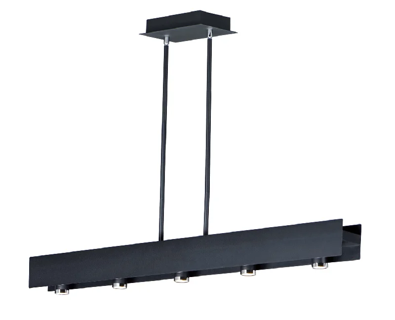 Track lighting with multiple heads for flexibilityBeam LED Linear Pendant
