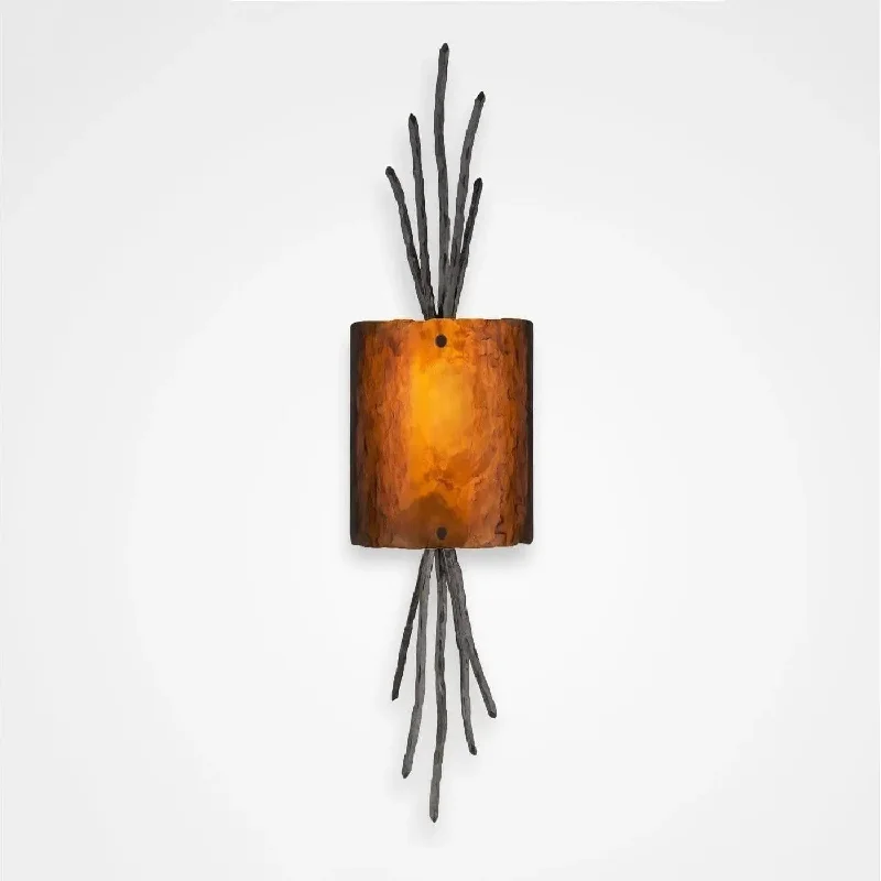 Track lighting with integrated LED driversIronwood Thistle Cover Sconce