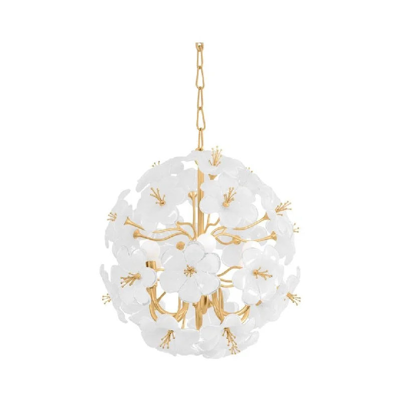Wireless track lighting for easy installationHygea 6-Light Chandelier