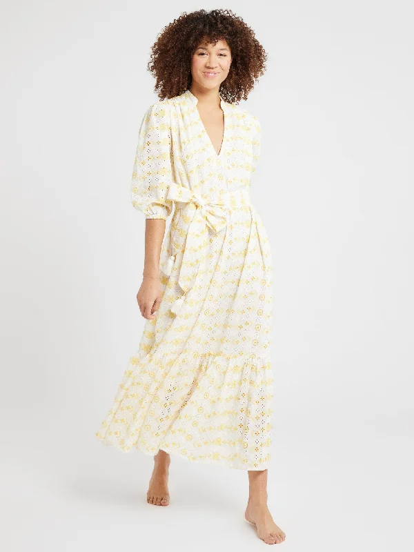 Ada Dress in Sunshine Eyelet