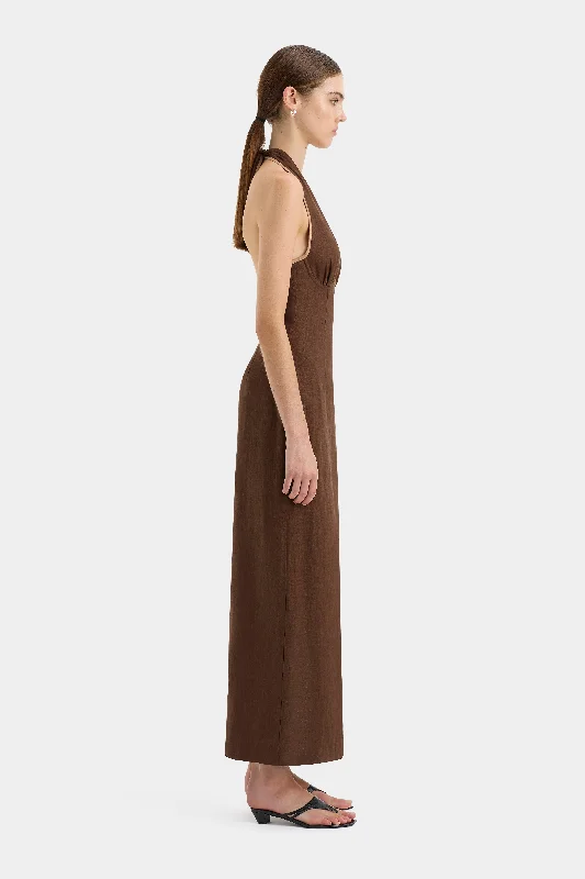 Affogato Halter Dress