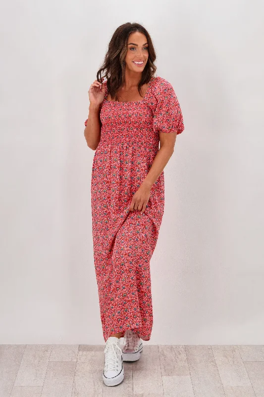 All About Eve Rosanna Shirred Maxi Dress