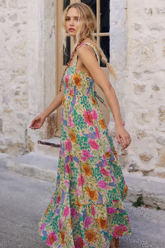 Boheme Strappy Maxi Dress - Spring