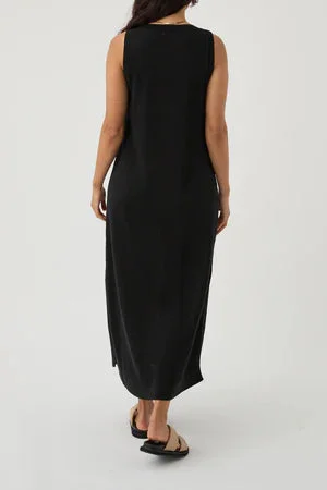 Brie Long Dress - Black