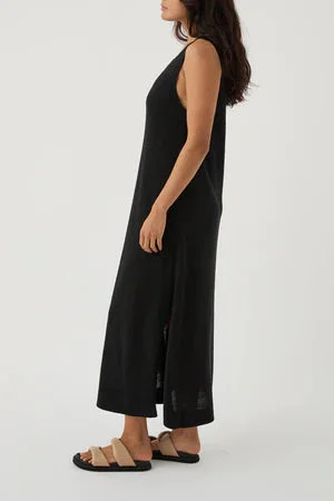 Brie Long Dress - Black