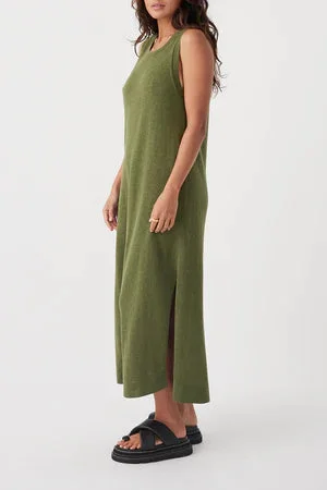 Brie Long Dress - Caper