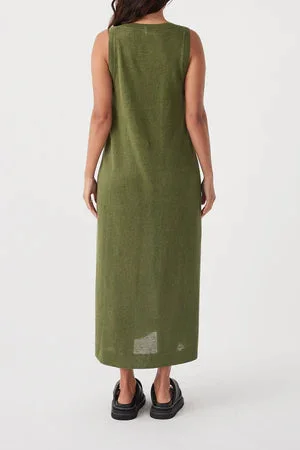 Brie Long Dress - Caper