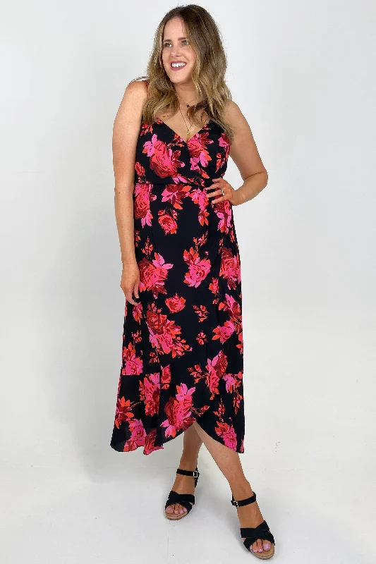 Fate Walk Away Dress Punch Floral