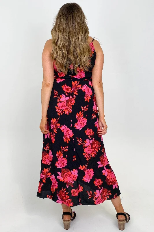 Fate Walk Away Dress Punch Floral