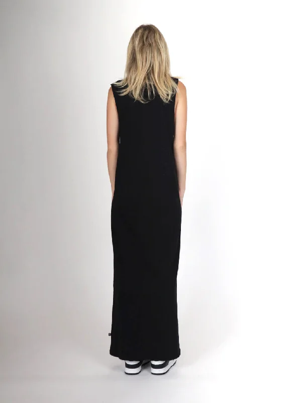 Federation Mimi Maxi Drawn Dress Black