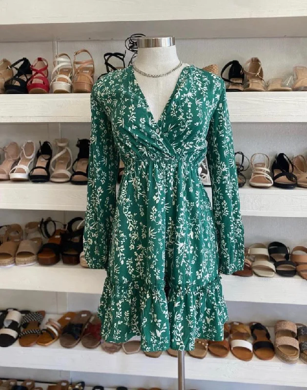 Floral Wrap Dress