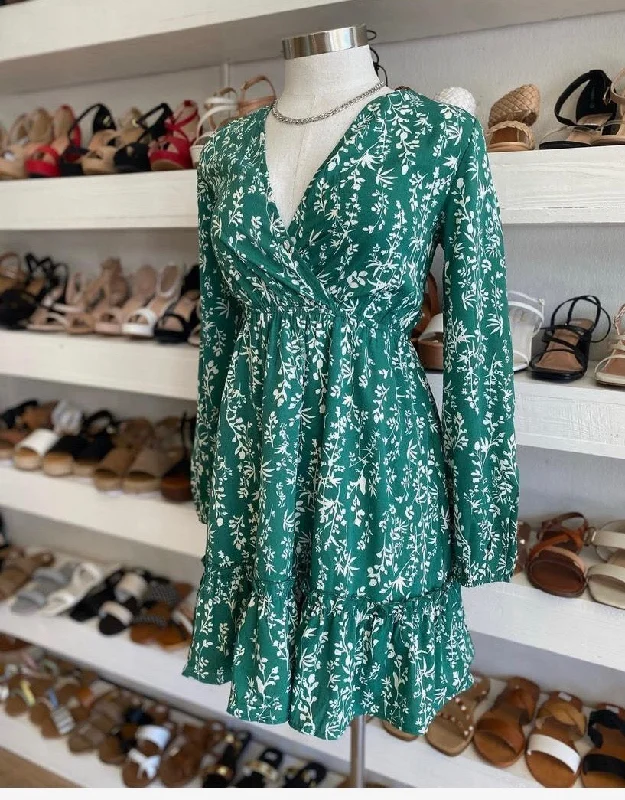 Floral Wrap Dress