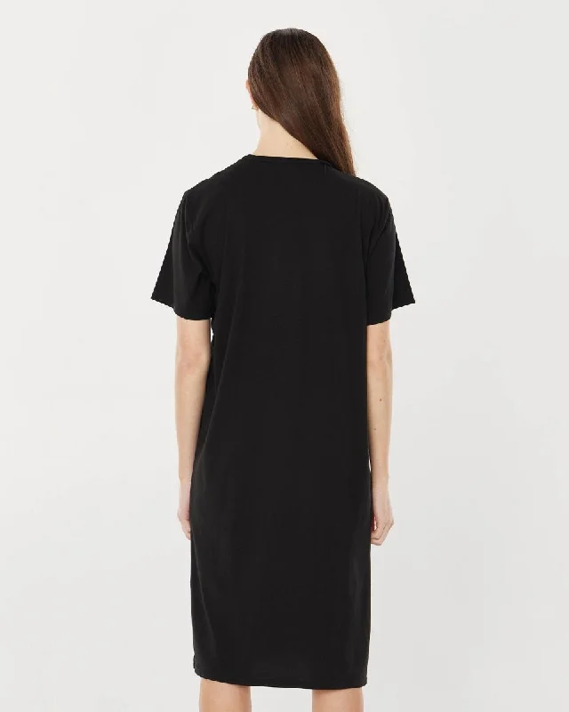 Huffer Boyfriend Dress Black