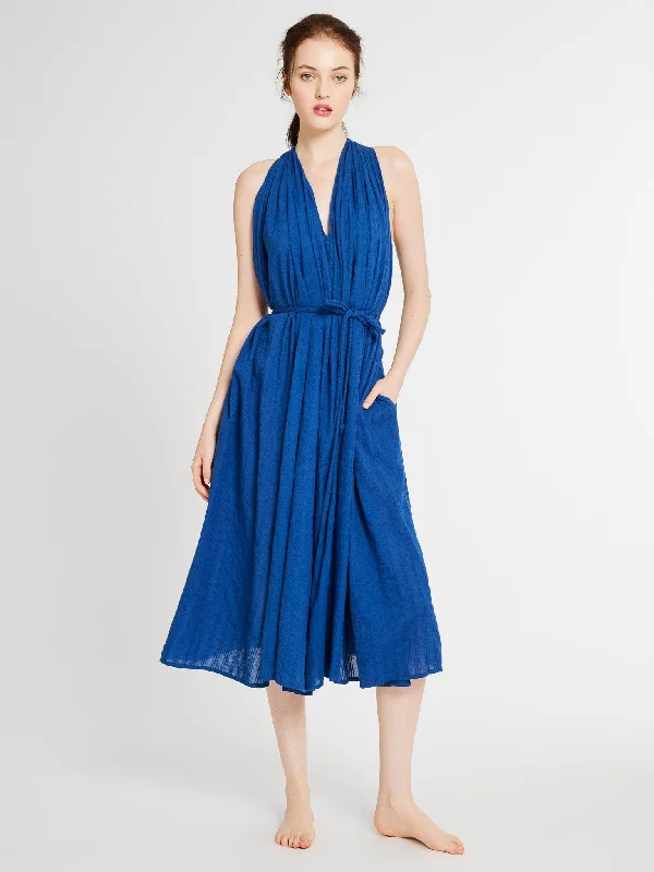 Marilyn Dress in Indigo