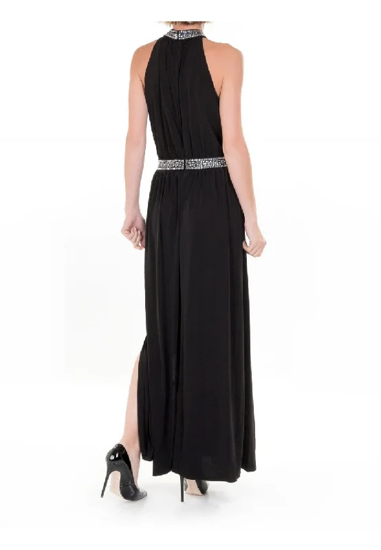 Black Embellished Maxi Dress