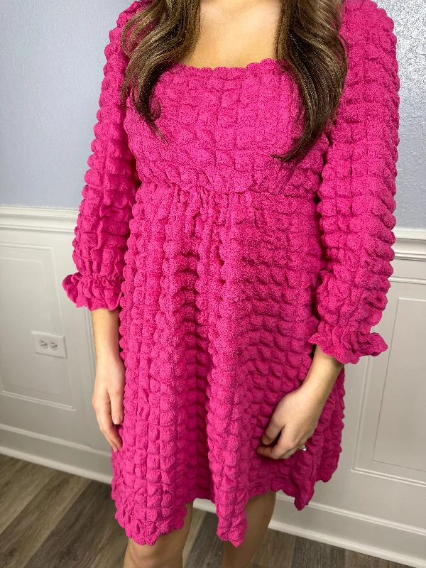 Pink bubble dress