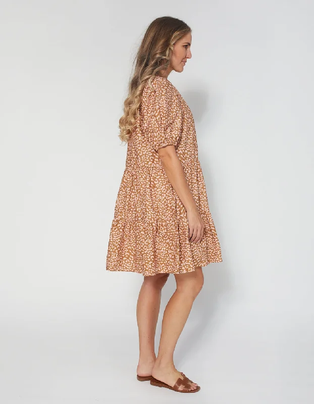 Stella + Gemma Olive Dress Bronze Safari