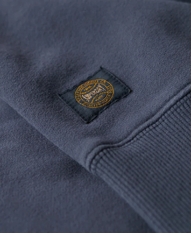 Applique Athletic Loose Sweat | Montauk Navy