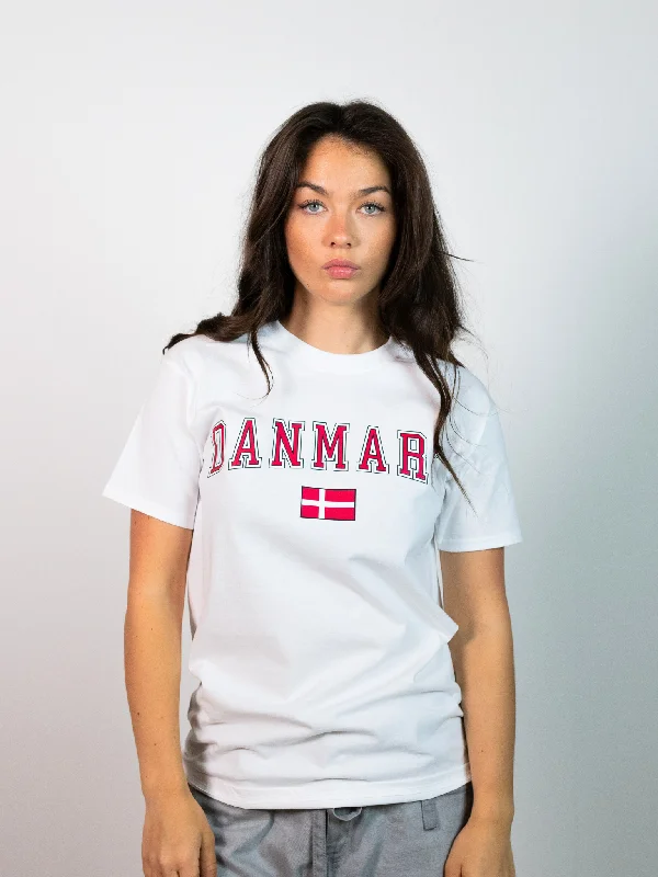 DANMARK T-SHIRT - HVID