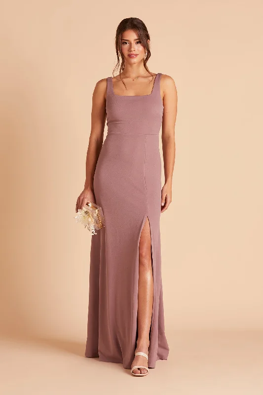 Alex Convertible Dress - Dark Mauve