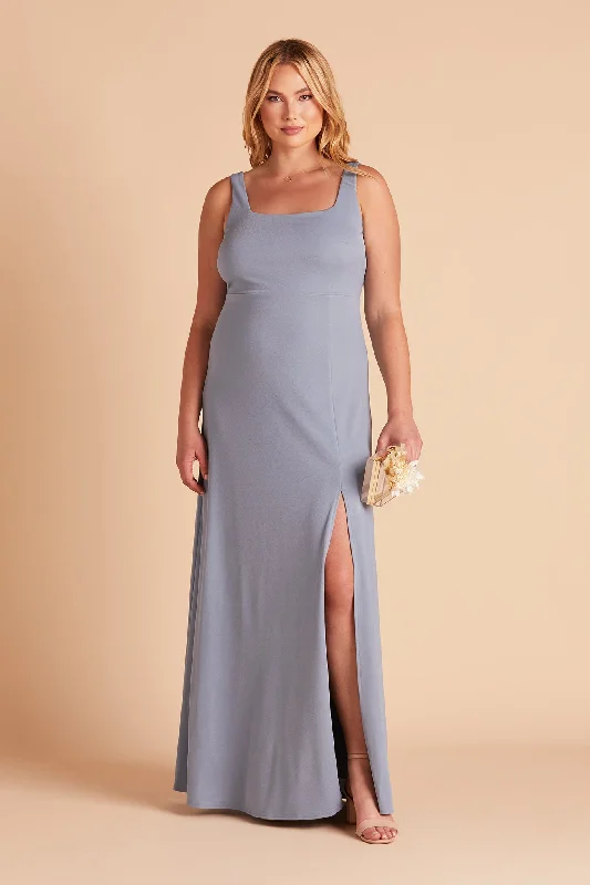 Alex Convertible Dress - Dusty Blue