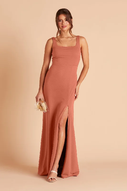 Alex Convertible Dress - Terracotta