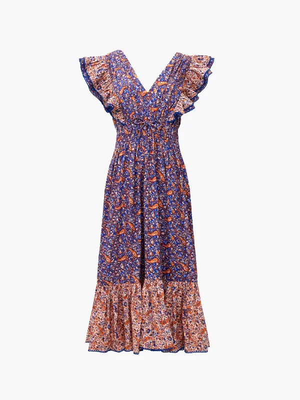 Anathia Blaire Frill Midi Dress