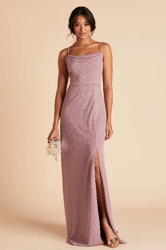 Ash Crepe Dress - Dark Mauve