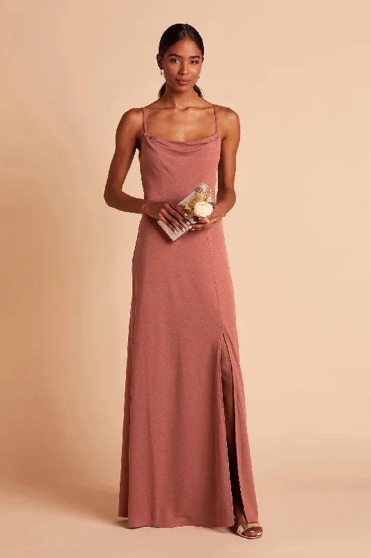 Ash Crepe Dress - Desert Rose