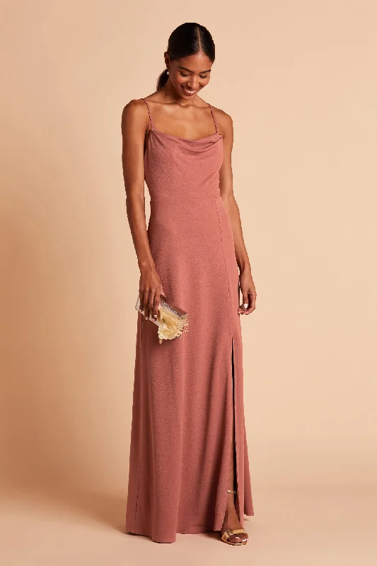 Ash Crepe Dress - Desert Rose