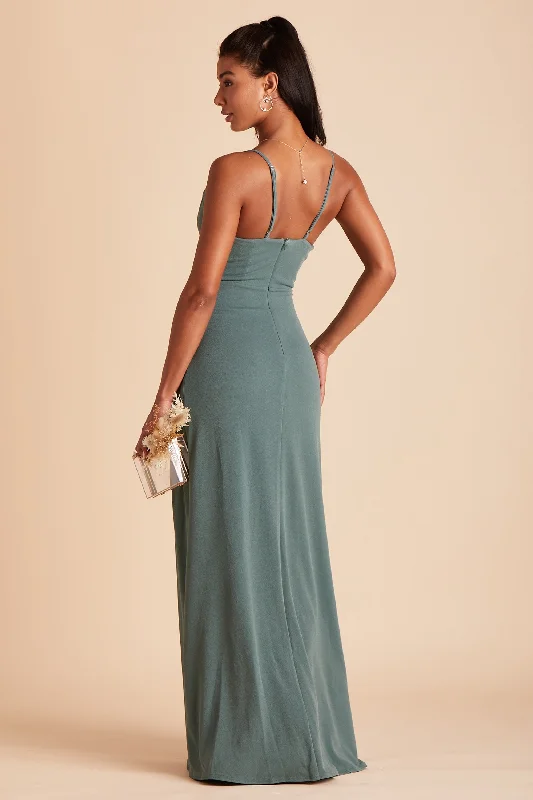 Ash Crepe Dress - Sea Glass