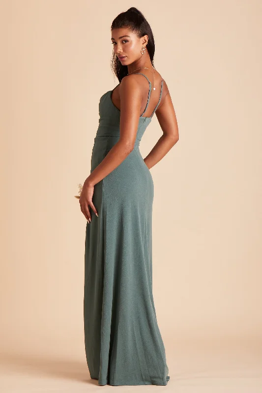 Ash Crepe Dress - Sea Glass