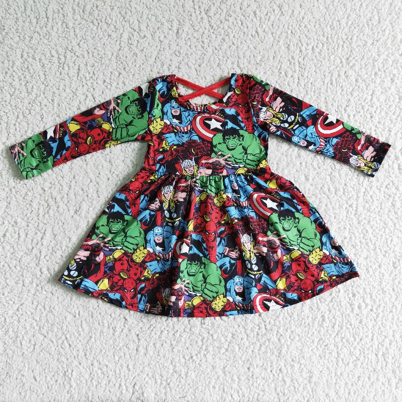 Cartoon long sleeve Dress