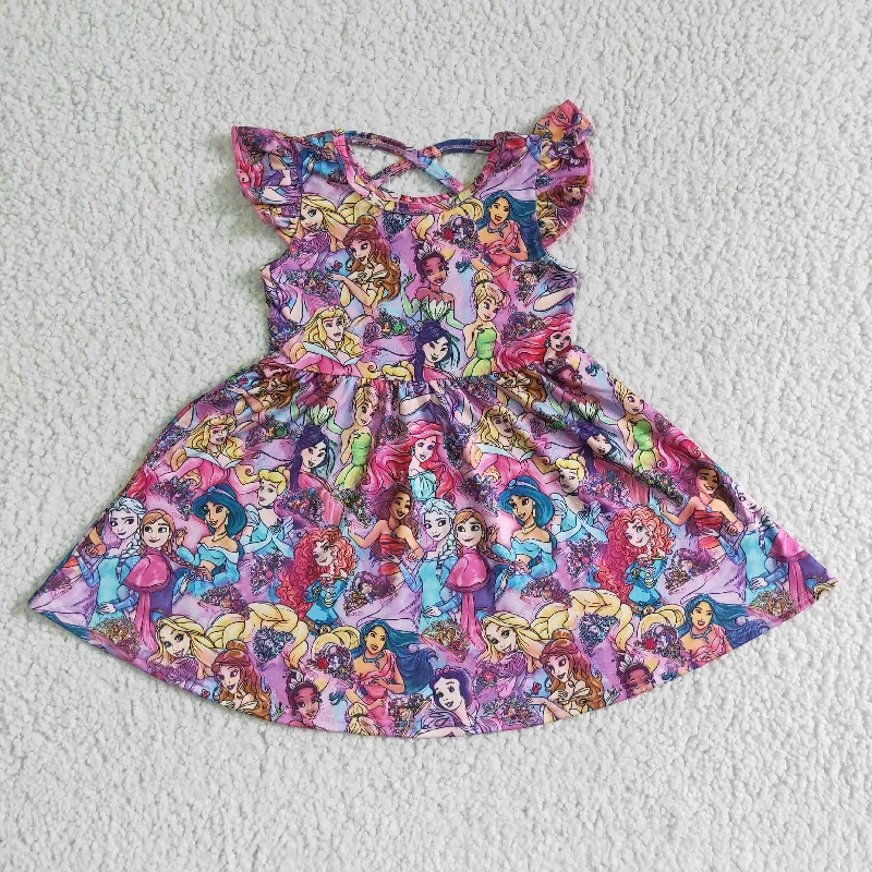 Princess flutter sleeve Dresses