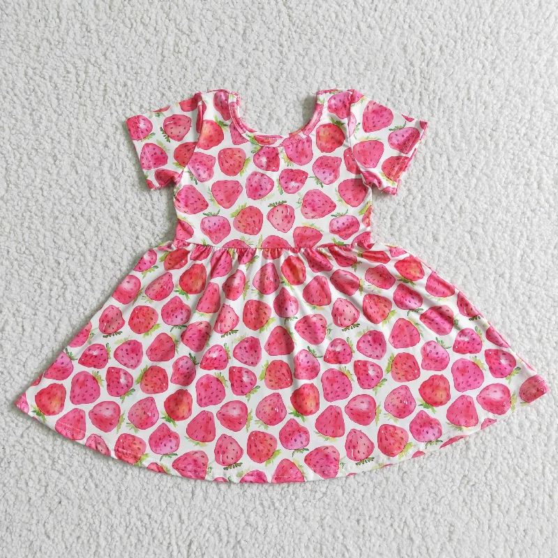 Strawberry Girl short sleeve Dresses