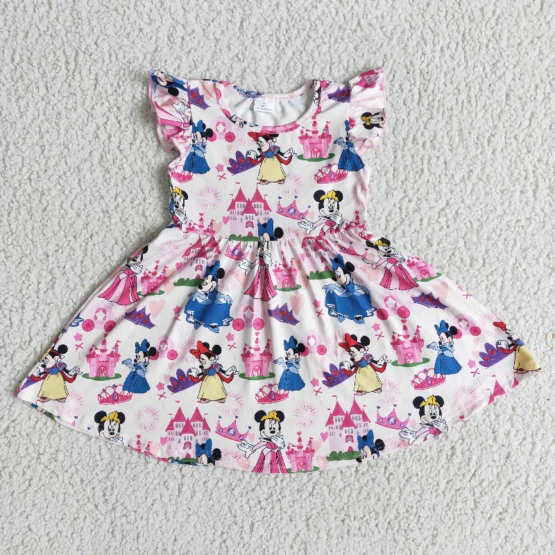 Cartoon Mickey Beautiful girl Dresses