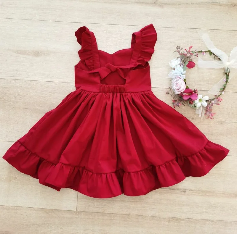 Faith Girls Red Christmas Dress