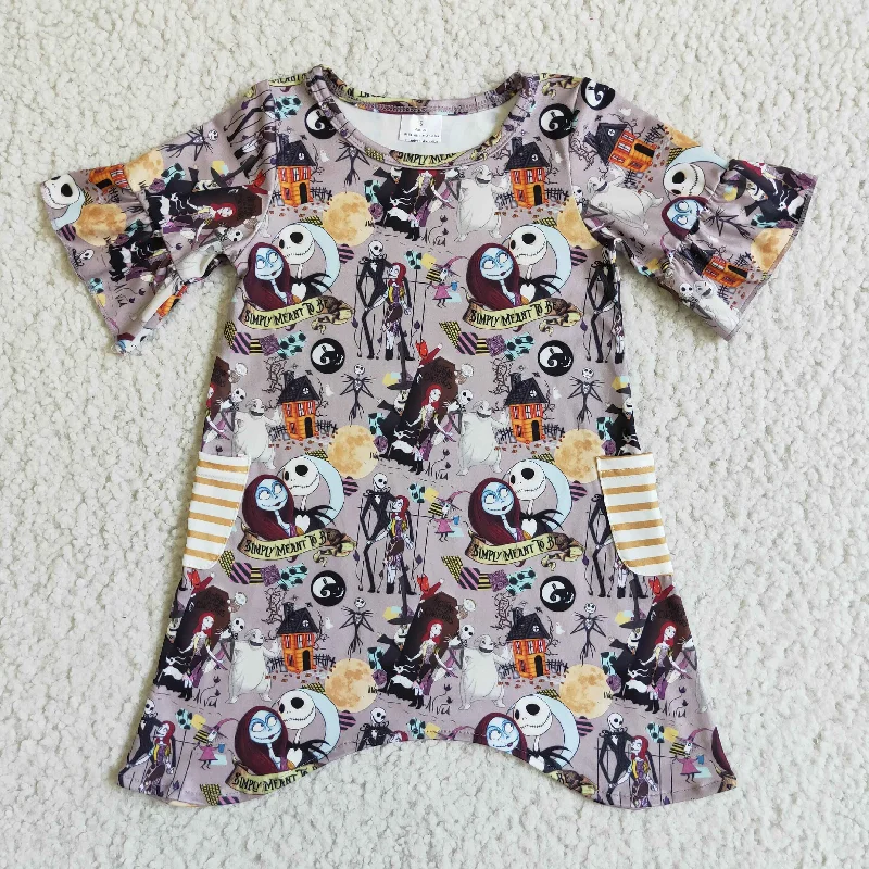 Halloween short sleeve Dress GSD0111