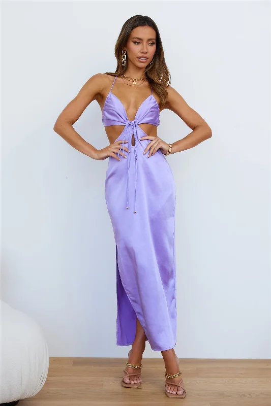 In Control Maxi Dress Lilac