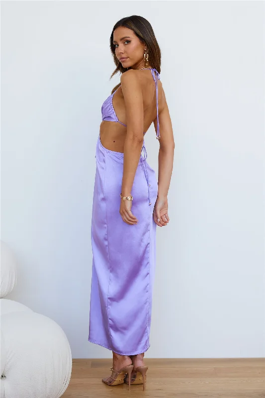 In Control Maxi Dress Lilac