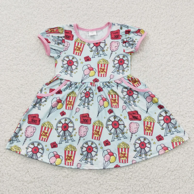 kids popcorn playground dress GSD0327