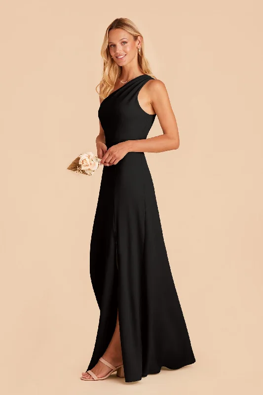 Kira Crepe Dress - Black